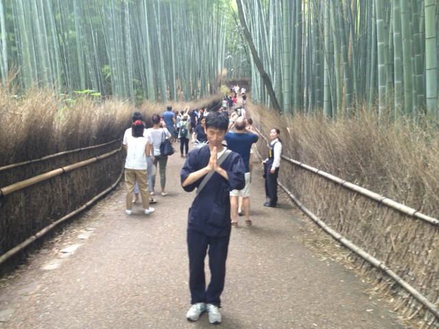 ↑嵯峨嵐山の竹林の小径を訪問。竹林が美しく輝いていました。<br>
竹林の物珍しさから、外国人の観光客が<br>
興味深々に撮影をされていました。<br><br>
 | 授業　時間割 | 東京校ブログ | 大学生・既卒生の就活・起業支援や人間力を鍛える志塾、ＪＶＵ・日本ベンチャー大學